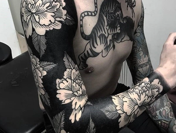 Negative space tattoo by Tyler  Good Karma Tattoo Studio  Facebook