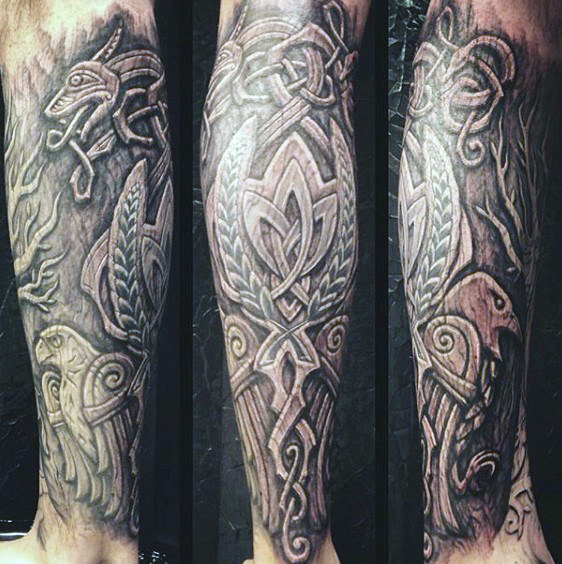 Tentacle Roots Dead Wood Blackwork tattoo  Best Tattoo Ideas Gallery